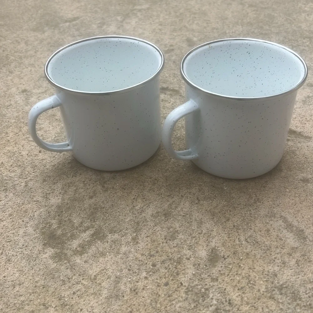 Run Forest Run Bubba Gump Shrimp Co. Set of Two Tin Coffee Moscow Mule Cups